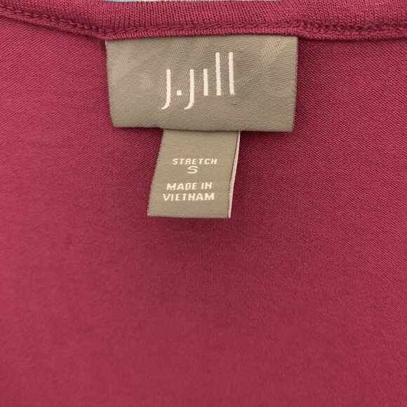 J. Jill Pink Solid Sleeveless Top Scoop Neck Stretch Blouse - Picture 3 of 4